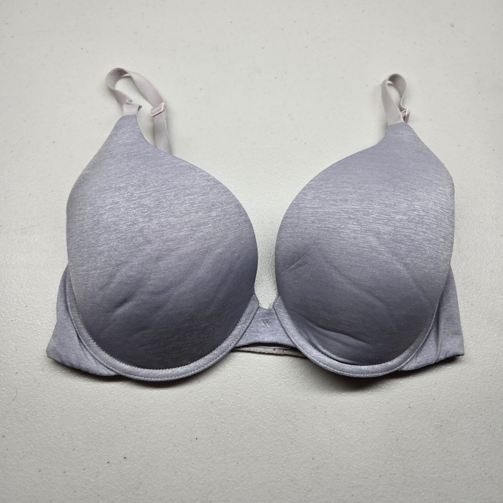 Victoria's Secret Women Bra 34DD Purple Padded Perfect Coverage T Shirt‎